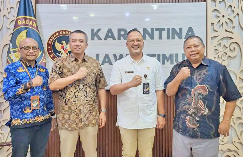 ASOHI DAERAH JAWA TIMUR AUDIENSI KE KARANTINA, PERKUAT SINERGI LAYANAN OBAT HEWAN