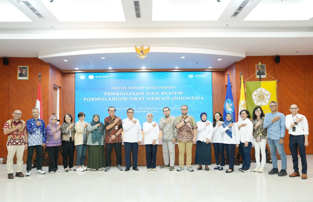 BAHAS REVIEW FORMULARIUM OBAT HEWAN, ASOHI HADIRI FGD DI UGM